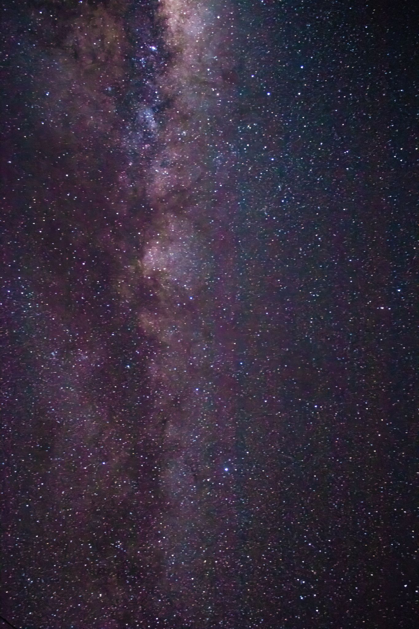 breathtaking view of the milky way and